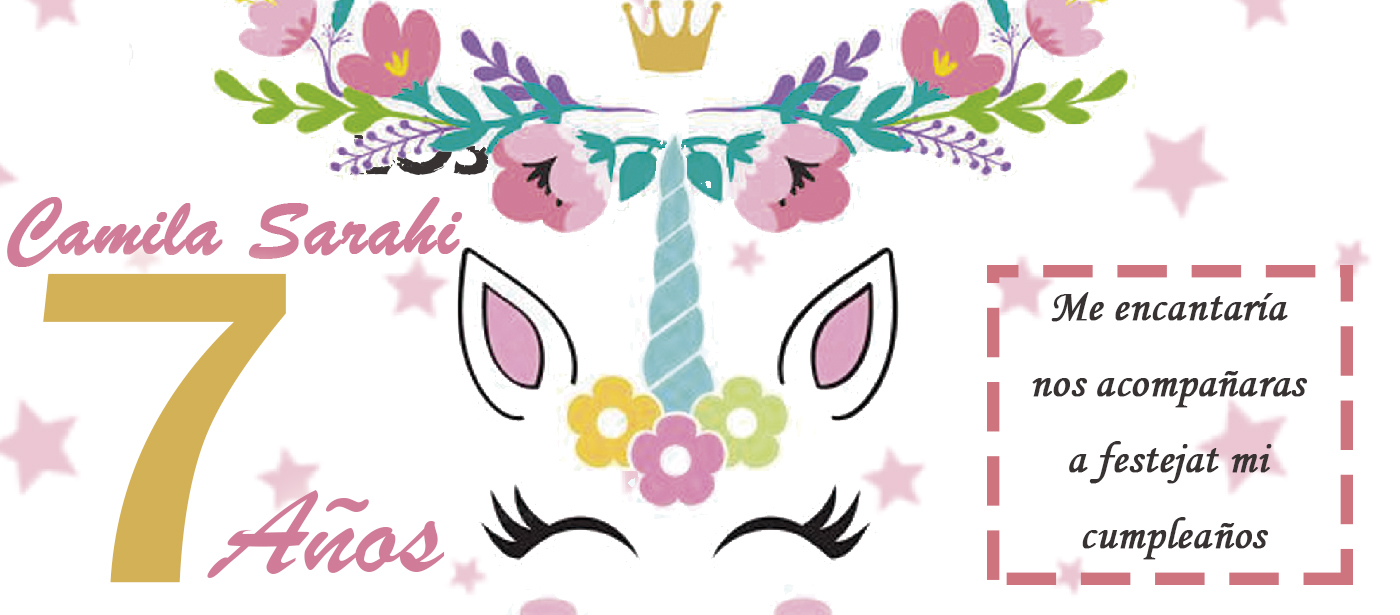 Camila Sarahi cumple 7 años